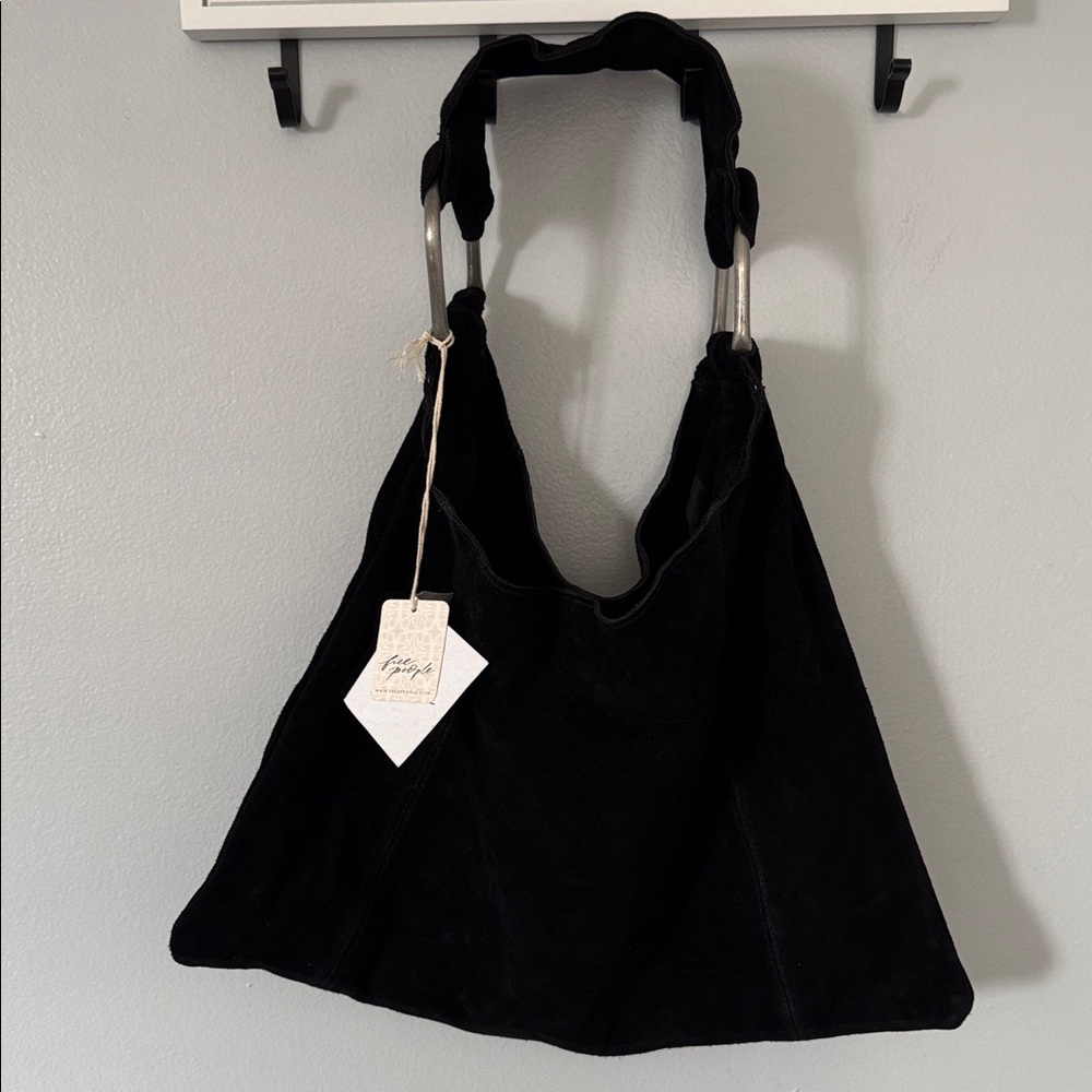 Free People Bobbi Black Slouch Suede
Tote - Picture 3 of 6